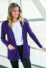 Ladies' Open Front Cardigan with Pockets