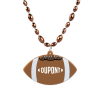 Football Medallion with Football Beads