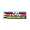3 Pack Blank Cello Wrapped Crayons