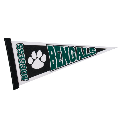 White Felt Pennant (8