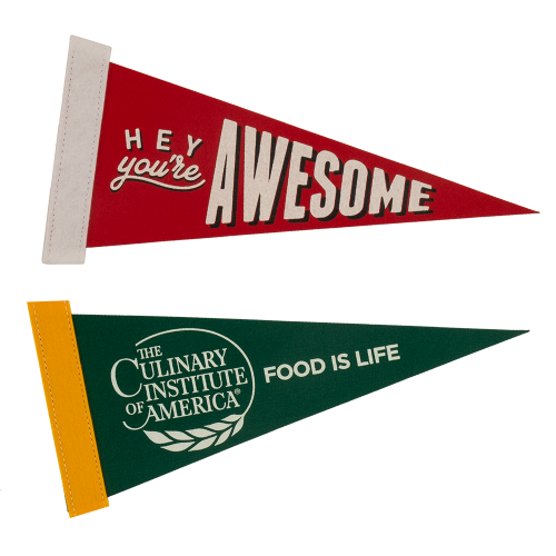 Colored Felt Pennant (4