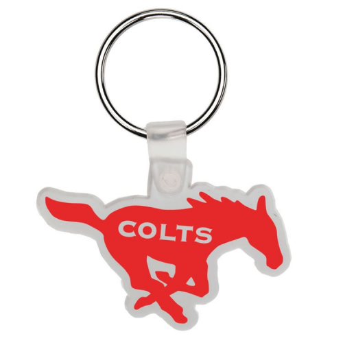 Soft Plastic Key Chain - Mustang