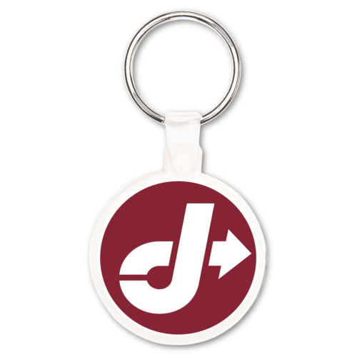 Soft Plastic Key Chain - Round