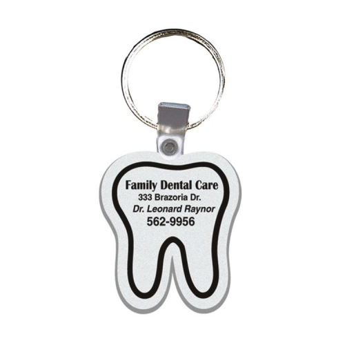 Soft Plastic Key Chain - Tooth