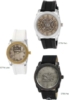 ABelle Promotional Time Maverick Medallion Black Ladies' Watch w/ Rubber Strap
