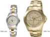 Intrigue Medallion Gold Stainless Steel Ladies' Watch