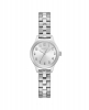 Caravelle Ladies Silver Tone Stainless Steel Bracelet Watch with Arabic Numerals