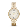 Ladies Jacqueline Three-Hand Stainless Steel Watch - Gold-Tone