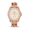 Ladies Riley Multifunction Stainless Steel and Leather Watch - Rose and Bone