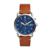 The Commuter Chronograph Light Brown Leather Watch