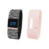 Bluetooth® Interchangeable Strap Fitness Tracker - (Rose and Multi Black)