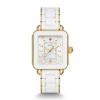 Deco Sport Gold White Wrapped Silicone Watch