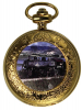 Selco Geneve Crown Silver Pocket Watch with Dial Revolution