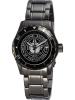 Selco Geneve Ladies' Canvas Medallion Gun Metal Watch