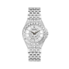 Bulova Ladies' Crystal Phantom Baquette Silver Bracelet Watch