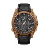 Bulova Men's Precisionist Black Strap Bronze Plated Chronograph