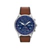 Fossil Hybrid Smartwatch Retro Pilot Dual-Time Stainless Steel