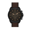 Fossil Smartwatch HR 44mm Bronson Dark Brown Leather