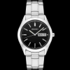 Mens Essentials Stainless steel, Black dial, 100m