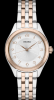 Ladies' Jewelry Essentials, Rose gold finish, Arabic numerals, patterned dial and cabochon crown