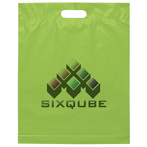 Die Cut Handle Bag - 15W X 19H X 3 - Dynamic Color