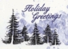 Classic-Forest Illustration Holiday Greeting Card