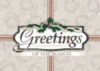 Classic-Holiday Present with Greetings Holiday Greeting Card (5
