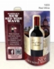 Red Wine 3-D Wave Table Tent