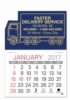Truck Shape Value Stick Adhesive Calendar