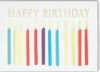 Happy Birthday Candles Everyday Greeting Card (5