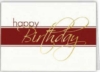 White & Red Happy Birthday Everyday Greeting Card (5