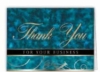 Blue Marble Thank You Everyday Note Card (3 1/2