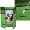 Blank Horizontal Golf Gatefold Event Folder (5