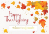Classic-Bright Thanksgiving Leaves Greeting Card (5