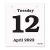 Daily Date Calendar Refill - 4.25x4.75 Medium Pad