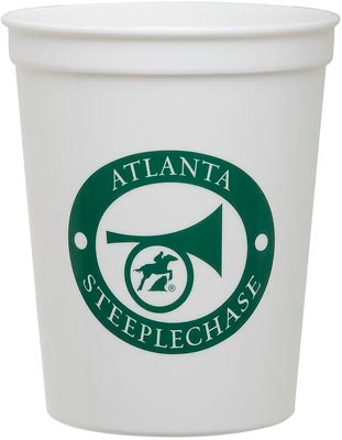 16 oz. White Plastic Stadium Cup