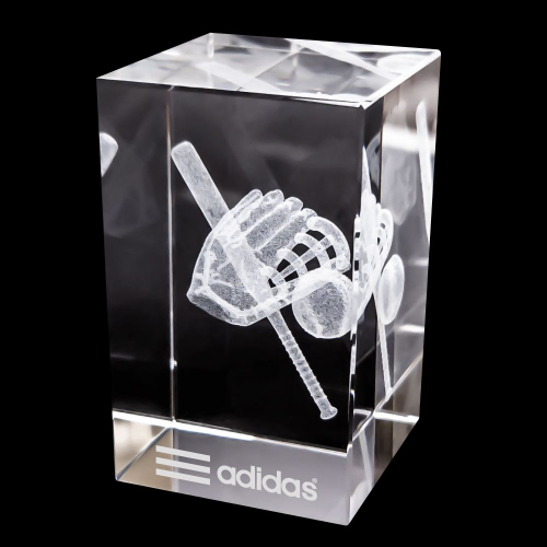 Baseball 3D Crystal Sport Block