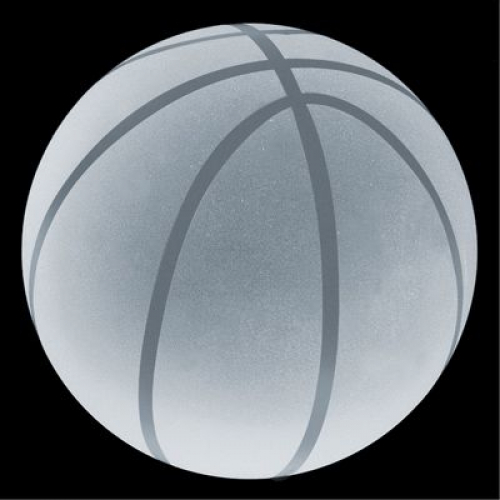 Crystal Basketball Paperweight