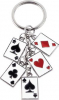 Poker Card Keychain