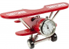 Metal Biplane Clock