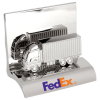 Chrome Metal Container Truck Business Card Holder