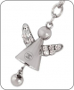 Metal Angel Jewelry with Jingling Bell Keychain