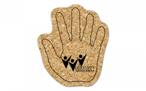 Hand Cork Coaster 5HN