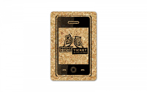 Smart Phone Cork Coaster