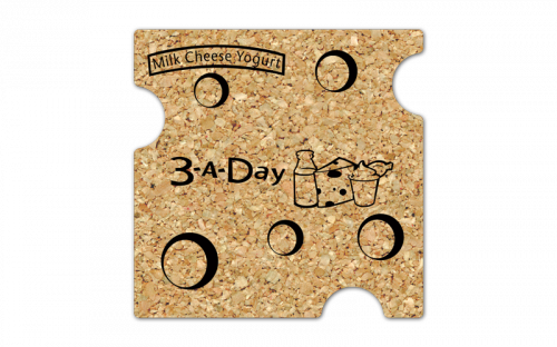 Swiss Cheese Cork Coaster