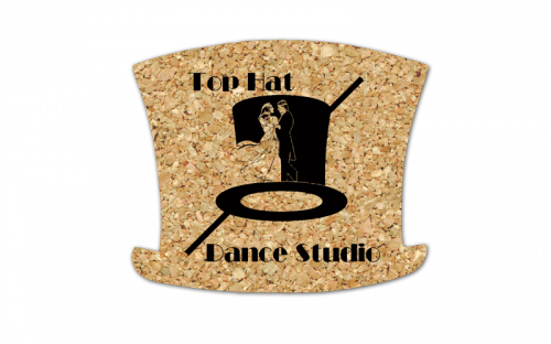 Top Hat Cork Coaster