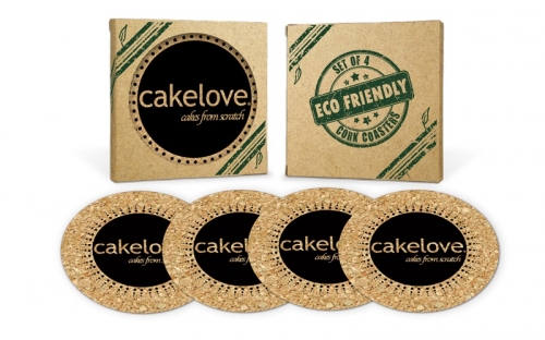 Circle Cork Coaster (Set Of 4)