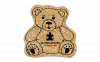 Teddy Bear Cork Coaster