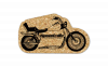 Motorcycle Cork Coaster