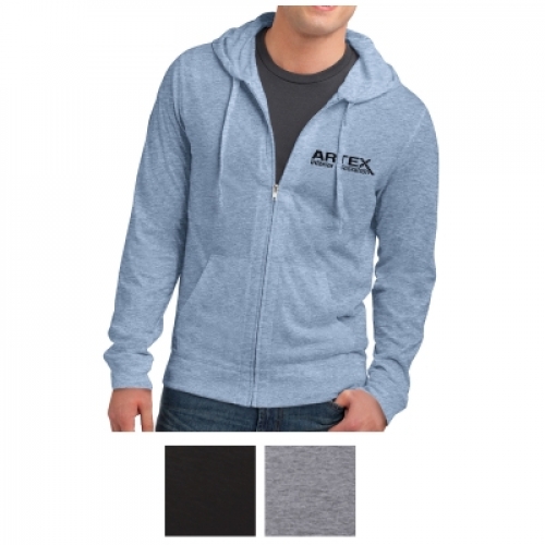 District® Young Men's Jersey Full-Zip Hoodie